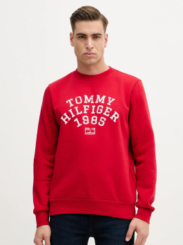 nahlad Tommy Hilfiger pánska červená mikina