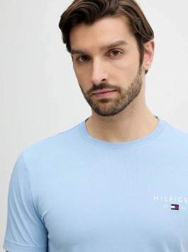 nahlad Tommy Hilfiger pánske svetlo modré tričko