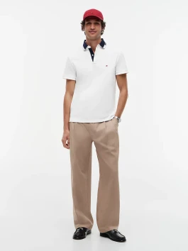 nahlad Tommy Hilfiger pánske biele polo tričko