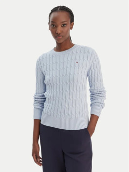 nahlad Tommy Hilfiger dámsky svetlo modrý sveter