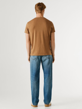 nahlad Pepe Jeans pánske hnedé tričko