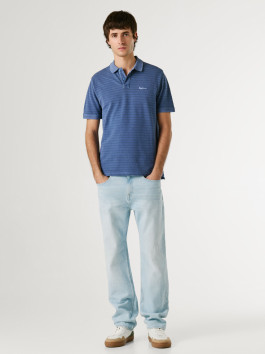 nahlad Pepe Jeans pánske modré polo tričko