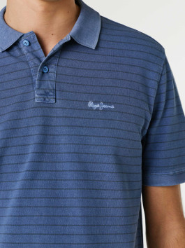 nahlad Pepe Jeans pánske modré polo tričko