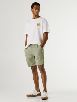 nahlad Pepe Jeans pánske khaki šortky