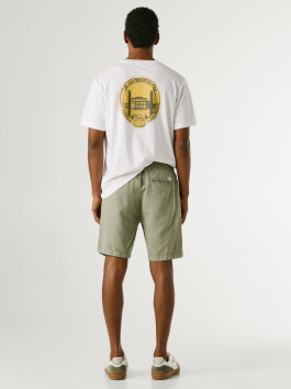 nahlad Pepe Jeans pánske khaki šortky