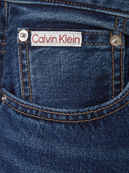 nahlad Calvin Klein pánske modré džínsové šortky