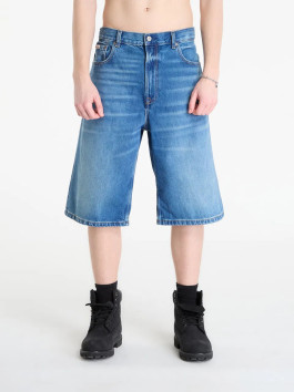 nahlad Calvin Klein pánske modré džínsové šortky