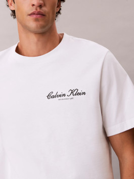 nahlad Calvin Klein pánske biele tričko