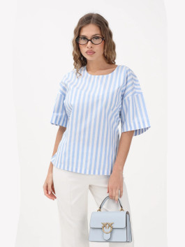 nahlad Calvin Klein dámska modro-biela blúzka