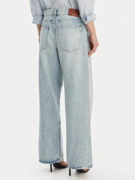 nahlad Calvin Klein dámske modré baggy džínsy