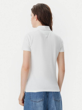 nahlad Tommy Jeans dámske biele polo tričko