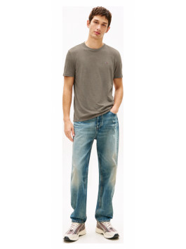nahlad Tommy Jeans pánske šedé tričko