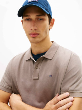 nahlad Tommy Jeans pánske béžové polo tričko