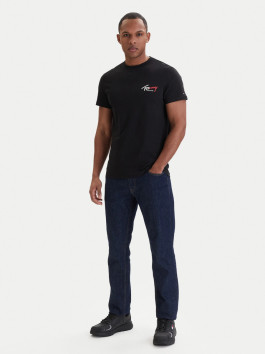 nahlad Tommy Jeans pánske čierne tričko