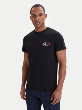 nahlad Tommy Jeans pánske čierne tričko