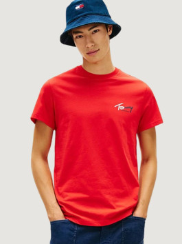 nahlad Tommy Jeans pánske červené tričko