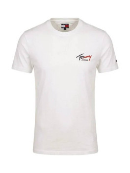 nahlad Tommy Jeans pánske biele tričko