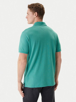 nahlad Tommy Jeans pánské zelené polo tričko