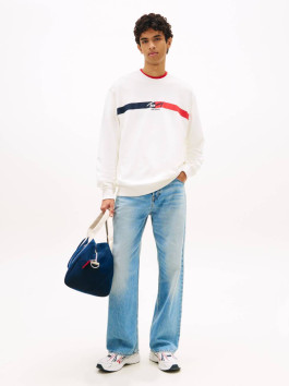 nahlad Tommy Jeans pánska biela mikina