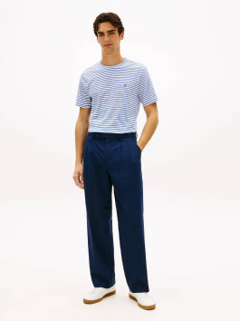 nahlad Tommy Hilfiger pánske modré pruhované tričko