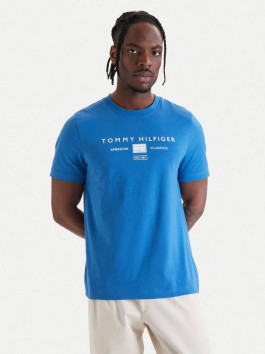 nahlad Tommy Hilfiger pánske modré tričko