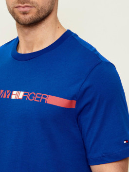 nahlad Tommy Hilfiger pánske modré tričko