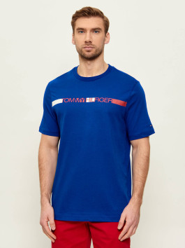 nahlad Tommy Hilfiger pánske modré tričko