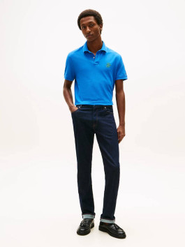 nahlad Tommy Hilfiger pánske modré polo tričko