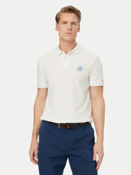 nahlad Tommy Hilfiger pánske biele polo tričko