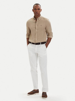 nahlad Tommy Hilfiger pánska béžová košeľa