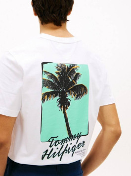 nahlad Tommy Hilfiger pánske biele tričko 
