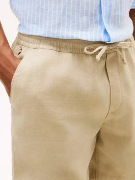 nahlad Tommy Hilfiger pánske béžové kraťasy