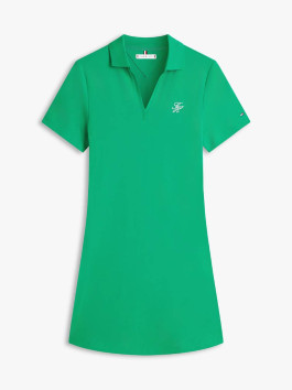 nahlad Tommy Hilfiger dámske zelené polo šaty