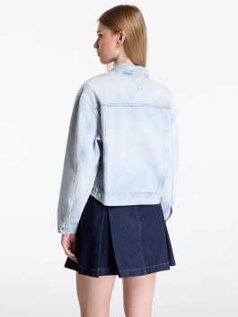 nahlad Tommy Hilfiger dámska modrá džínsová bunda