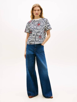 nahlad Tommy Hilfiger dámske kvetované tričko