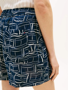 nahlad Tommy Hilfiger dámske tmavo modré šortky
