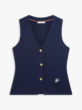 nahlad Tommy Hilfiger dámska modrá vesta