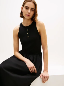 nahlad Tommy Hilfiger dámske čierne šaty