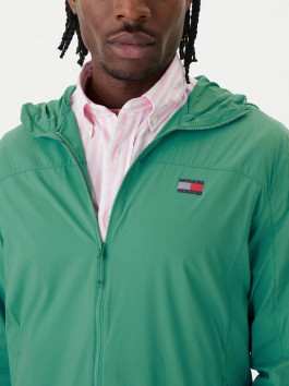 nahlad Tommy Jeans pánska zelená prechodová bunda