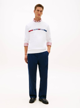 nahlad Tommy Hilfiger pánska biela mikina