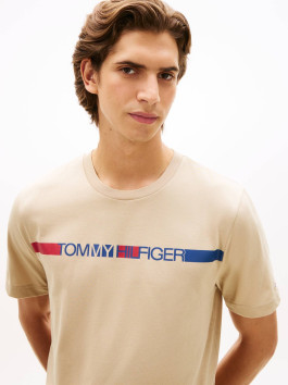 nahlad Tommy Hilfiger pánske béžové tričko