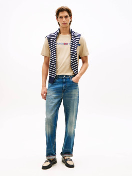 nahlad Tommy Hilfiger pánske béžové tričko