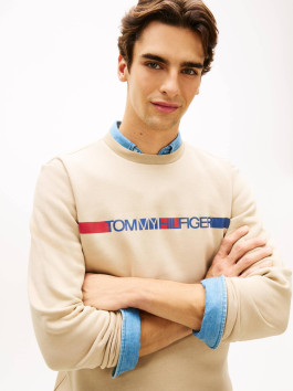 nahlad Tommy Hilfiger pánska béžová mikina