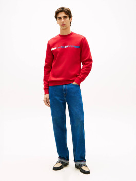 nahlad Tommy Hilfiger pánska červená mikina