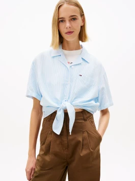 nahlad Tommy Jeans dámska pruhovaná košeľa