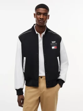nahlad Tommy Hilfiger pánsky čiernobiely bomber