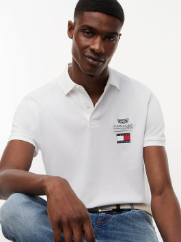nahlad Tommy Hilfiger pánske biele polo tričko