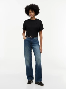 nahlad Tommy Hilfiger dámske čierne tričko