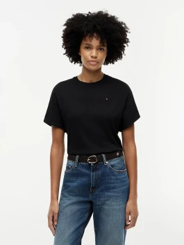 nahlad Tommy Hilfiger dámske čierne tričko