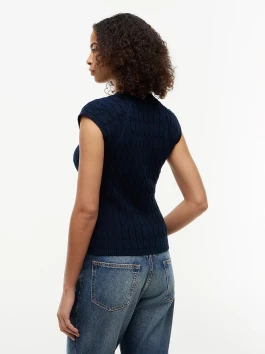 nahlad Tommy Hilfiger dámsky tmavomodrý svetrík